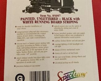 Spectrum two-truck climax locomotive / in box; Railroad, train, locomotive collectibles