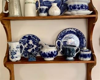 Flow blue china