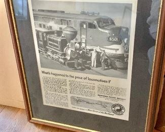 Railroad, train, locomotive collectibles