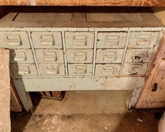 Vintage tool cabinet