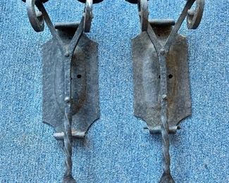 Vintage iron wall decor