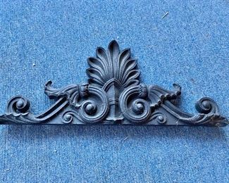 Vintage iron wall decor