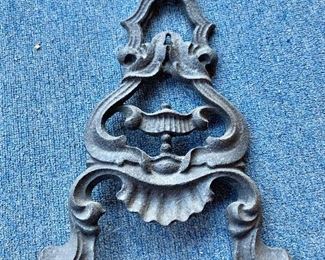 Vintage iron wall decor