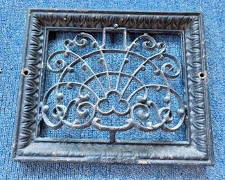 Vintage iron wall decor