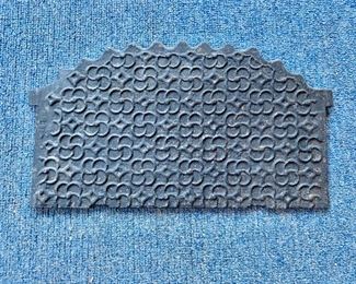 Vintage iron wall decor