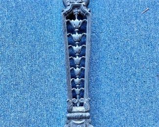 Vintage iron wall decor