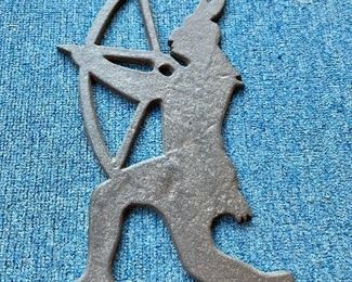 Vintage iron wall decor