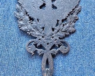 Vintage iron wall decor