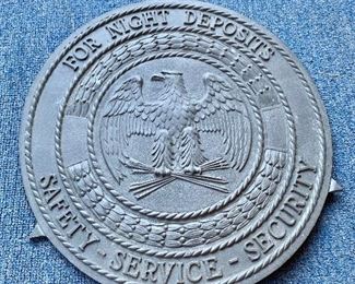 Vintage iron wall decor