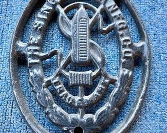 Vintage iron wall decor