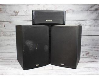 Pair of Yamaha NSA636 Speakers  Pioneer CSC400 Speaker UNTESTED