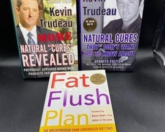 Set of 3 Hardback Healthy Living Books Kevin Trudeau Fat Flush Plan Weightloss