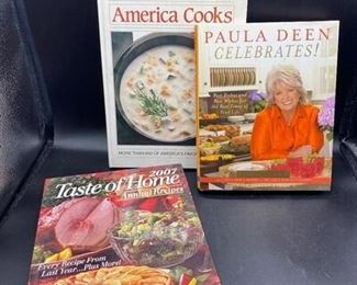 Set of 3 Hardcover Cookbooks Taste of Home Paula Deen America Cooks