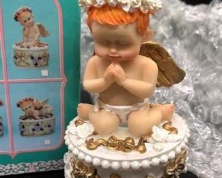 Small Angel Trinket Box