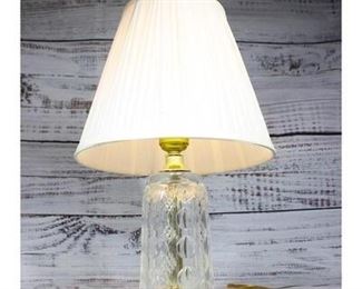 Vintage Chelsea Kesington Genuine Lead Crystal Boudoir Vanity Dresser Nightstand Lamp