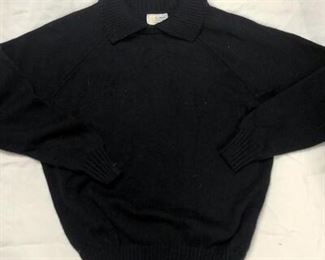 Vintage El Mar California black knit sweater size small