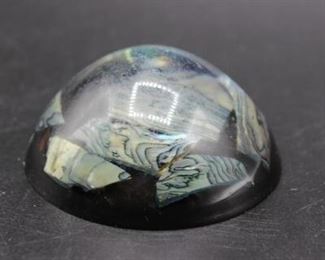 Vintage New Zealand Paua Shell Paper Weight
