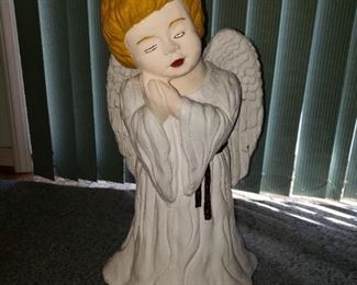 Large Concrete Angel - about two feet tall and heavy.