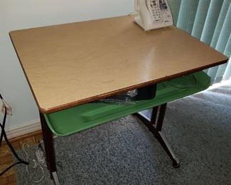 1960s - 1970s Elementary School Desk.