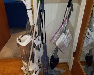 Vacuums, floor cleaners.