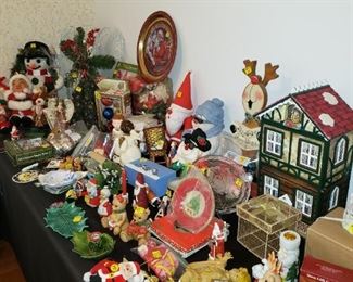 Lots of Vintage Christmas pieces .. the 2-story Christmas House is filled with goodies!  Check it out!