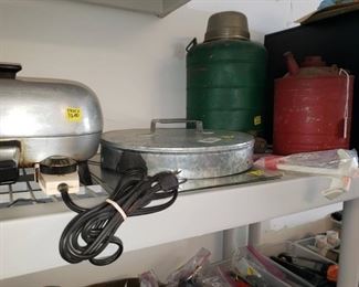 Cool vintage pieces - LOVE the red can!