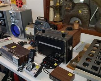 Radios, clocks, phones, etc.