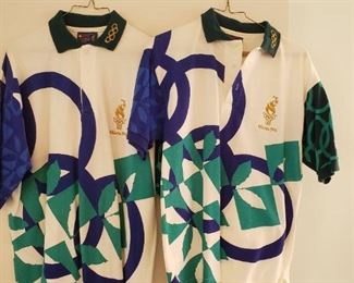 Two Shirts from 1996 Atlanta Olympics - Man's Large and Ladies Small.
