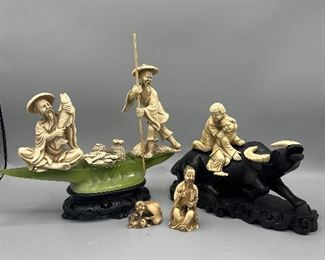Asian Villagers Figurines