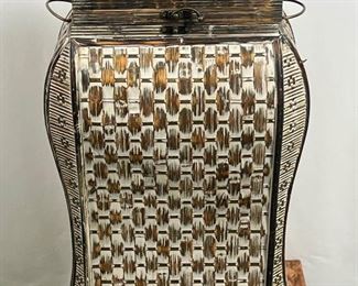 Asian Style Woven Bin