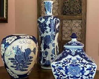 Blue White Decorative Items