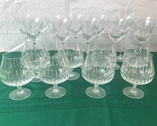 Crystal Wine Glasses and Brandy Snifters