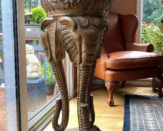 Decorative Elephant Display Table