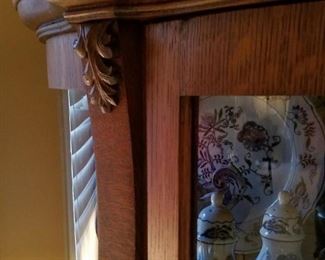 A closer look at the curio cabinet