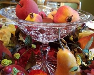 Waterford stemmed crystal bowl