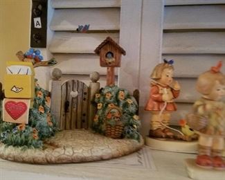 A closer look at some of the Hummel figurines