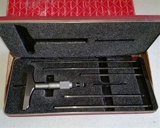 Starrett depth micrometer