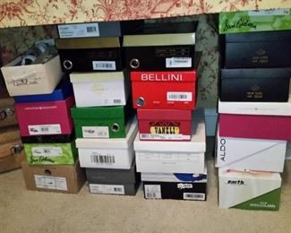 Just a few of the many shoes that have never been worn