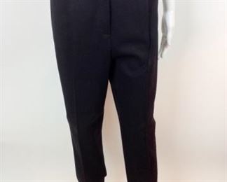 181	Gianni VERSACE Trouser Pant	Gianni VERSACE Women's Black Pleated Front Trouser Pant Black SIZE 42 Zipper Front
