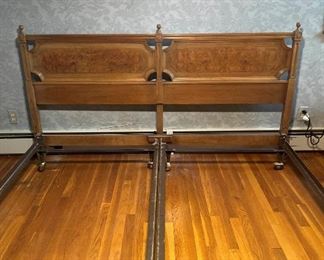 Bed with Matching End Tables