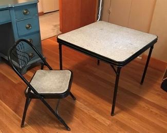 Childs Folding Play Table and Chairs