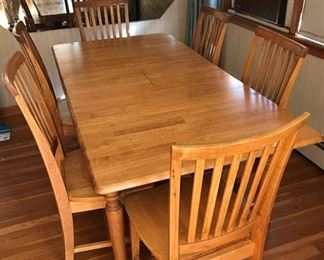 Dining Room Table and Matching Chairs