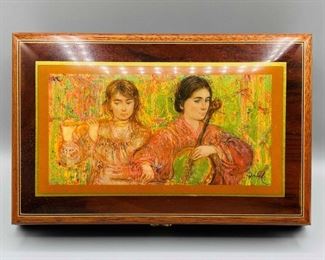 Edna Hibel Musical Jewelry Box