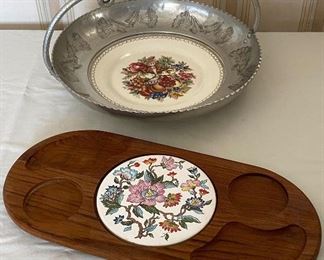 Floral Serving Pieces