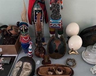 Native American beadwork dolls