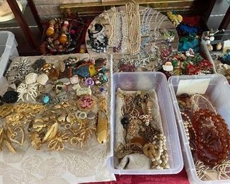 Vintage costume jewelry