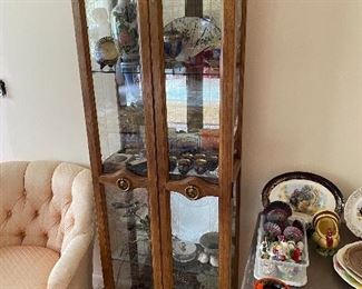 Curio with Glass Design