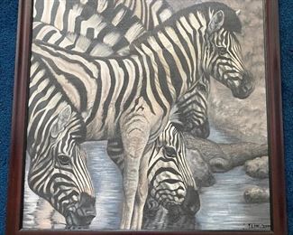 Original painting by South African artist Ilse De Villiers.