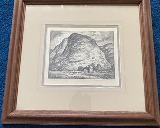 “Pennsylvania Country,” by Reynold Weidenaar, signed in pencil, second state.