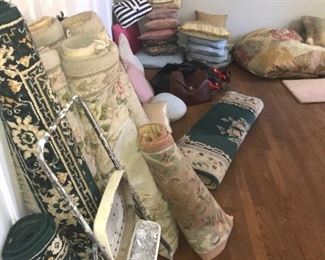 Rugs and pillows